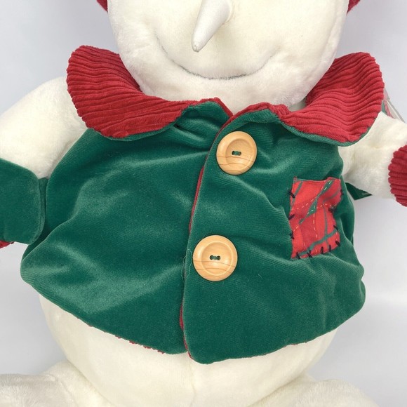 VTG NOS 1998 Snowden Plush Snowman Christmas 24” Commonwealth Target w/ Tags - Picture 4 of 15